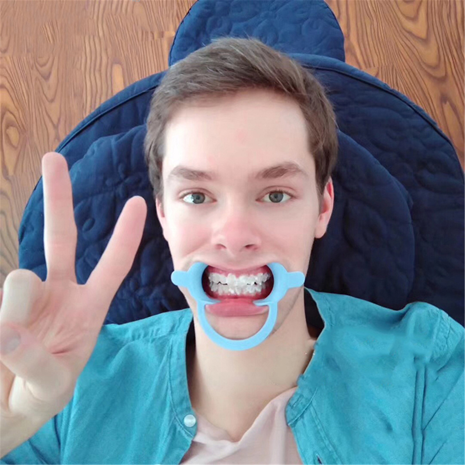 Langruiwanju Salud Y Belleza New! Mouth Lip Opener Teeth Whitening Oral Cheek Flexible Retractors C Type